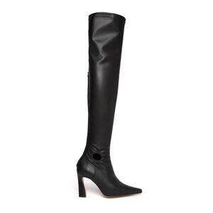 Kalda Fory Over the Knee Boots in Black